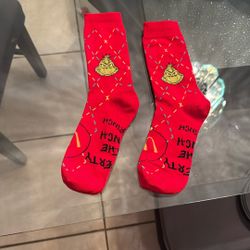 Grinch Socks