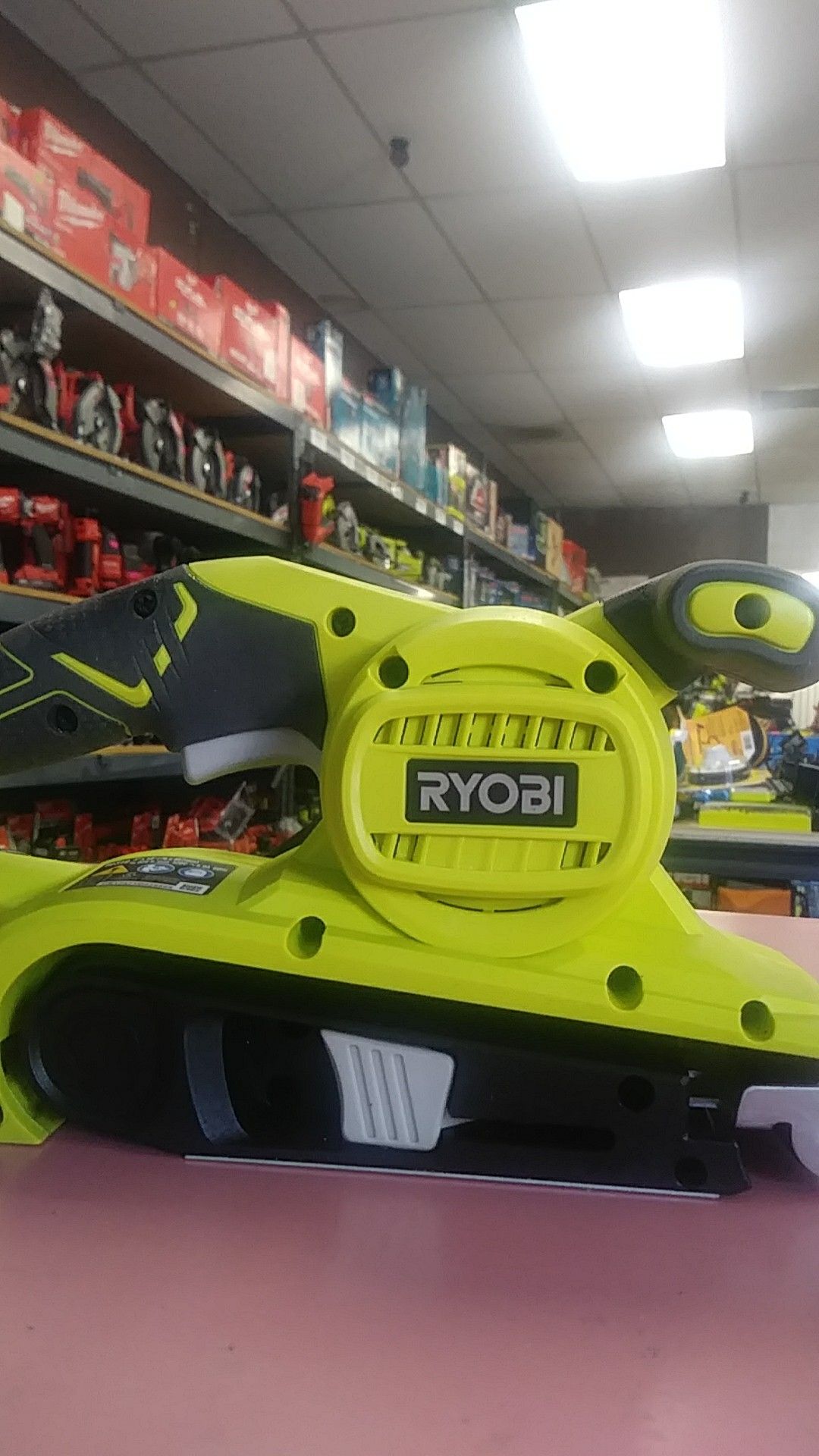 RYOBI 3" x 18" BE 319. 120v CORDED