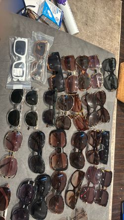 27-Pair Sunglasses Lot – Designer & Fashion Brands – $250