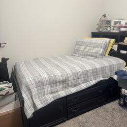 Twin Bed With Storage