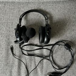 Flightcom Black Hawk Aviation Headset & Intercom