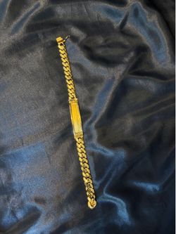 gold esclava bracelet 14k
