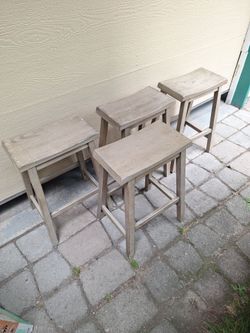 Ashwood  bar stools  24 inch tall