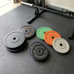 ‼️Bumper Plates Weights 100 LB Set ‼️