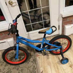 16” Schwinn Bicycle With Training Wheels 