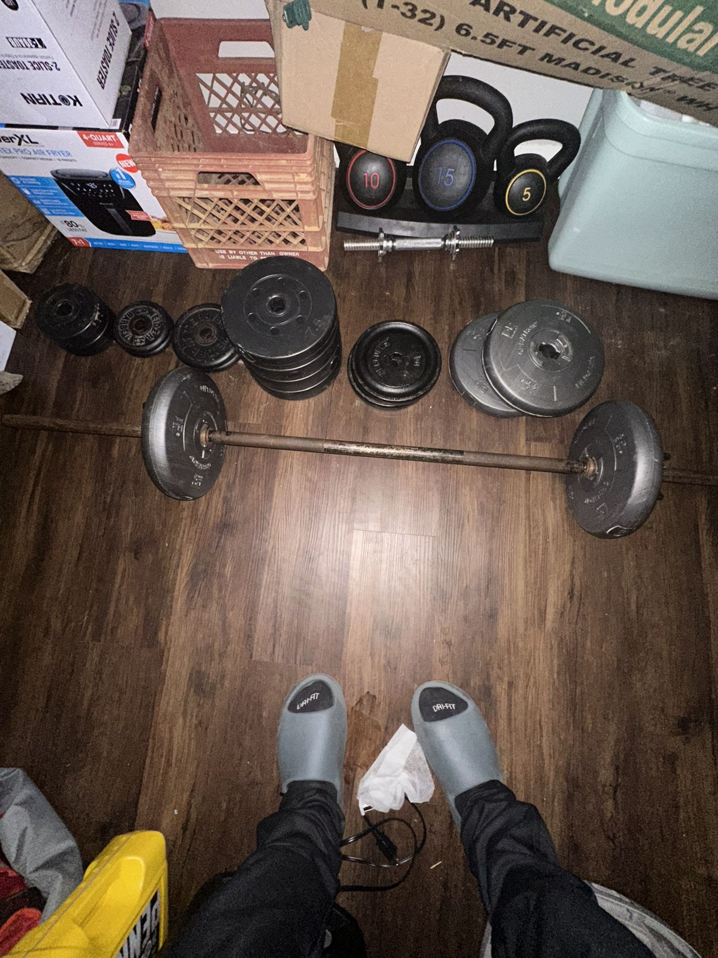 iron bar weight set