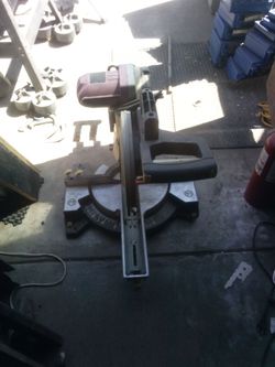 12" double miter slider with 2 new blades