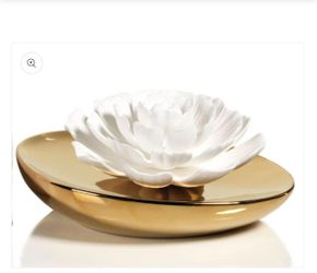 Dream Porcelain Flower Diffuser, White Rose