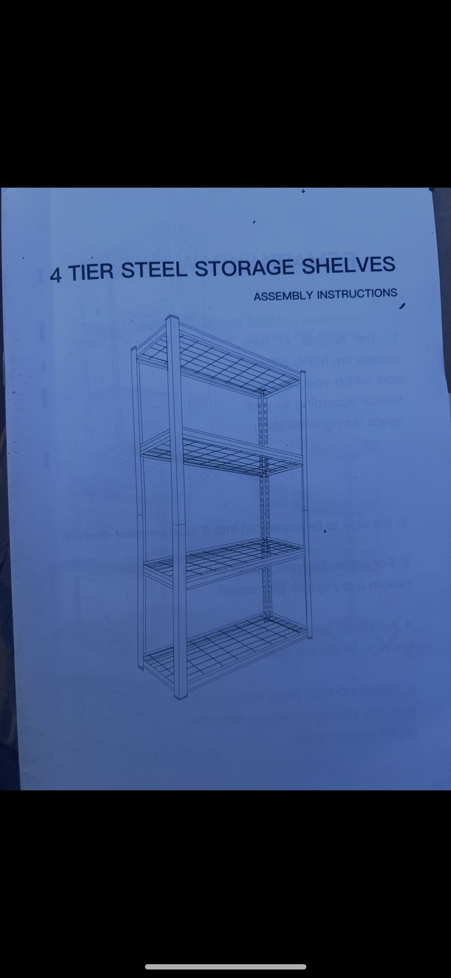 Garage Shed Storage Shelve Rack