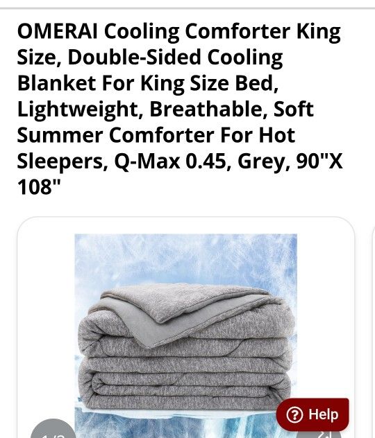 King Size Cooling Blanket