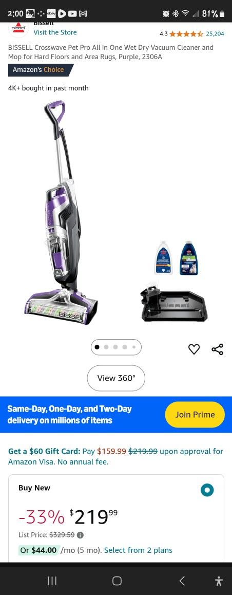 Bissel Crosswave with Pet Bundle