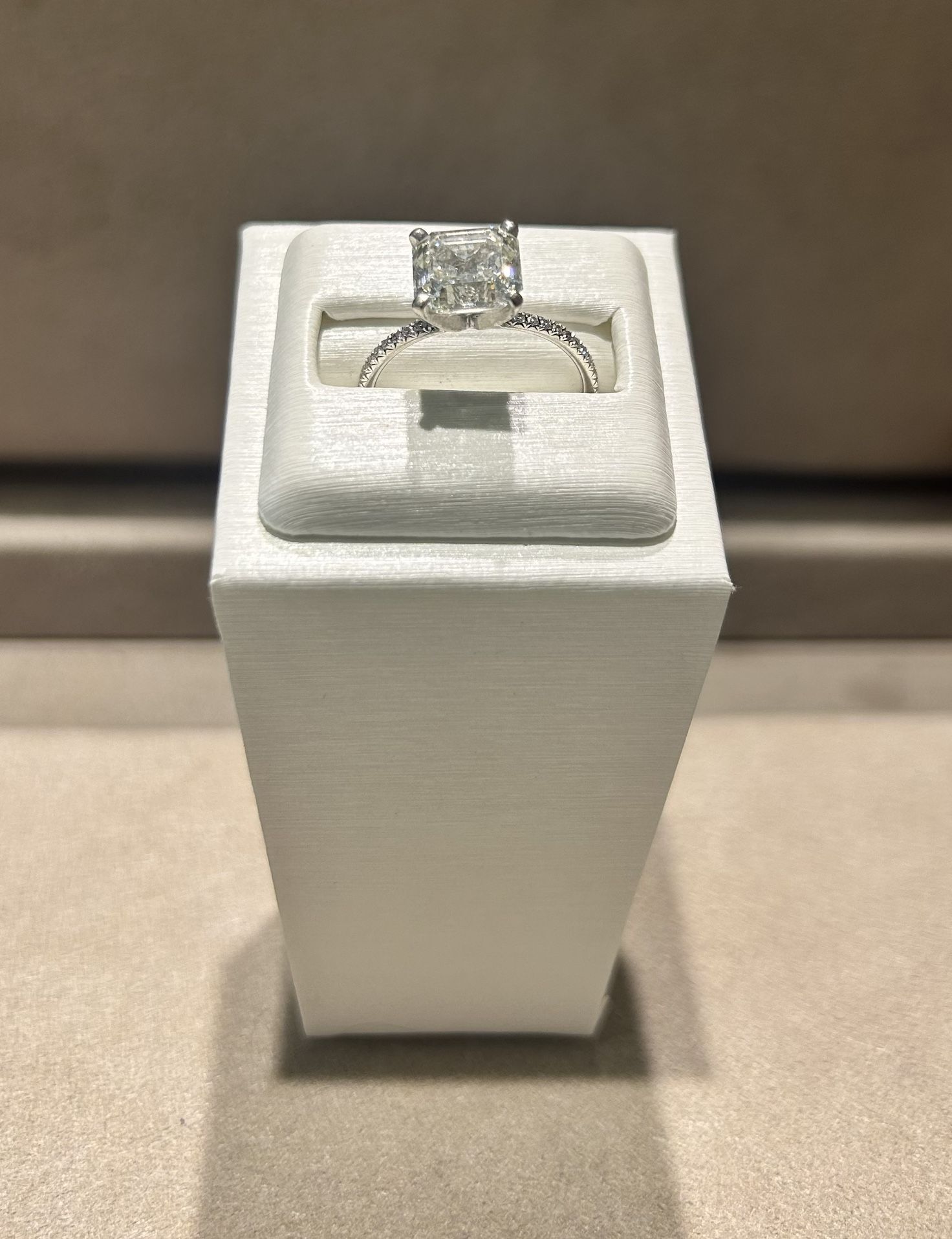 Asscher Cut Diamond Engagement Ring