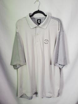 Footjoy Corpus Christi Country Club Golf Polo Shirt Mens Size 2XL XXL Gray
