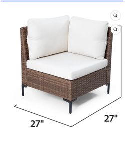 Corner Sofa With Ottoman 