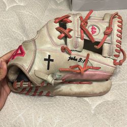 44 Pro Basebal Glove EX-10 and XS Miami Marlins colorwat Bruce Bolts