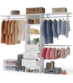 Over-The-Toilet Storage Shelf with Doors, Bathroom Freestanding Organizer Space Saver with Adjustabl