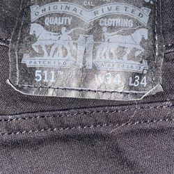 NEW Levi’s Black 511 Jeans