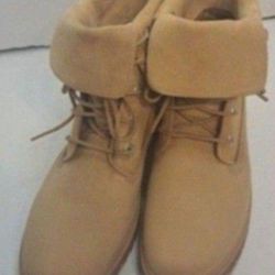 Timberland Jayne Suede Fold-Down Boots Women's Size 7-