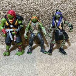 Teenage Mutant Ninja Turtles 2014 Paramount Pictures 5" Michaelangelo Donatello