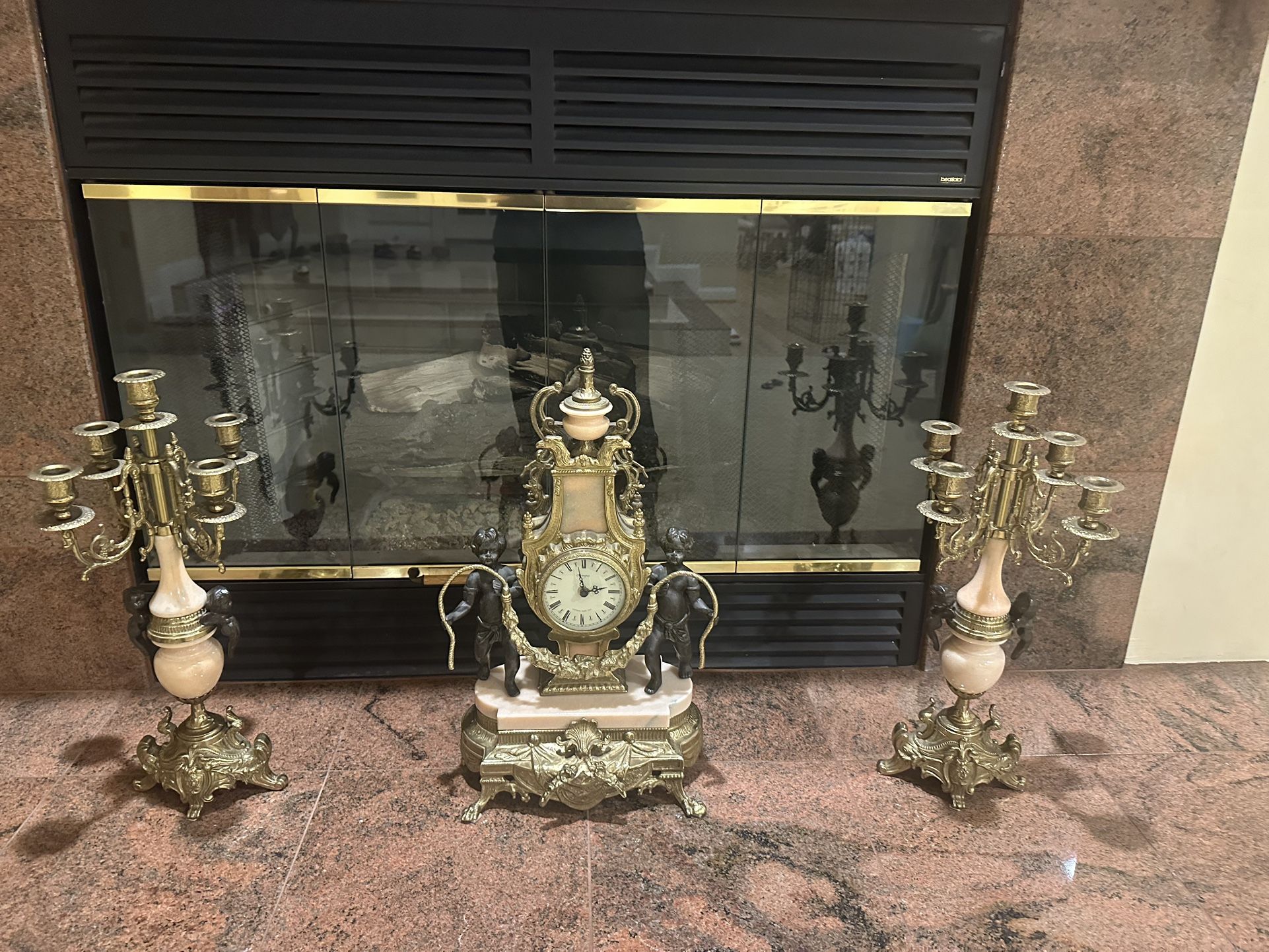 Antique Clock Set