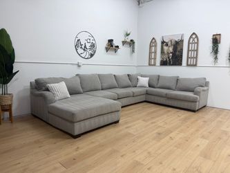 Large Gray Sectional Couch Free Delivery