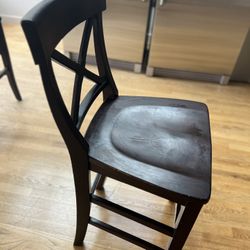 4 Counter stools.  Pottery Barn Aaron.  $500 for all 4.