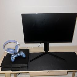 PlayStation 4 With LG Monitor (144htz)