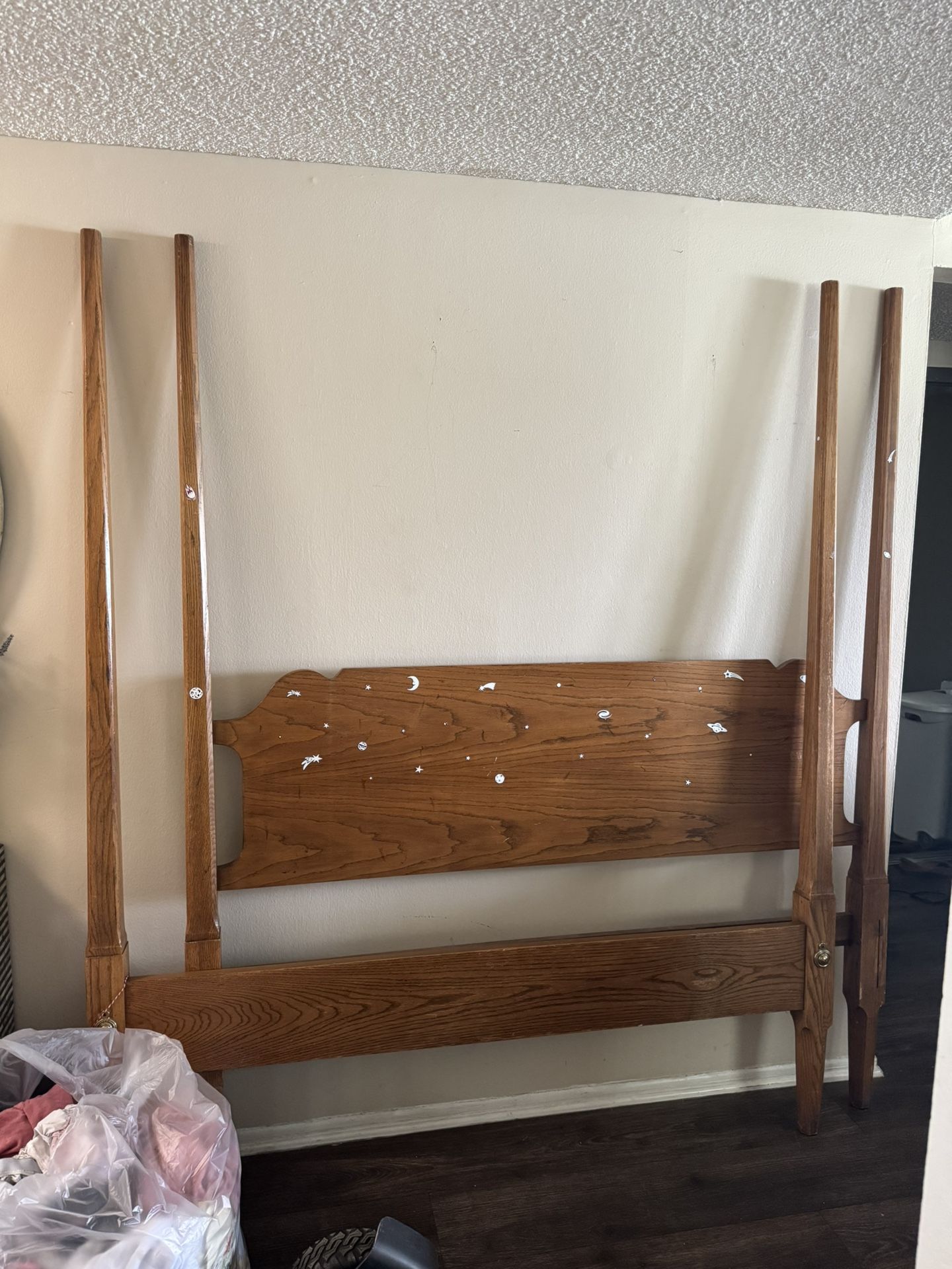 Solid Wood, Queen Size Bed Frame