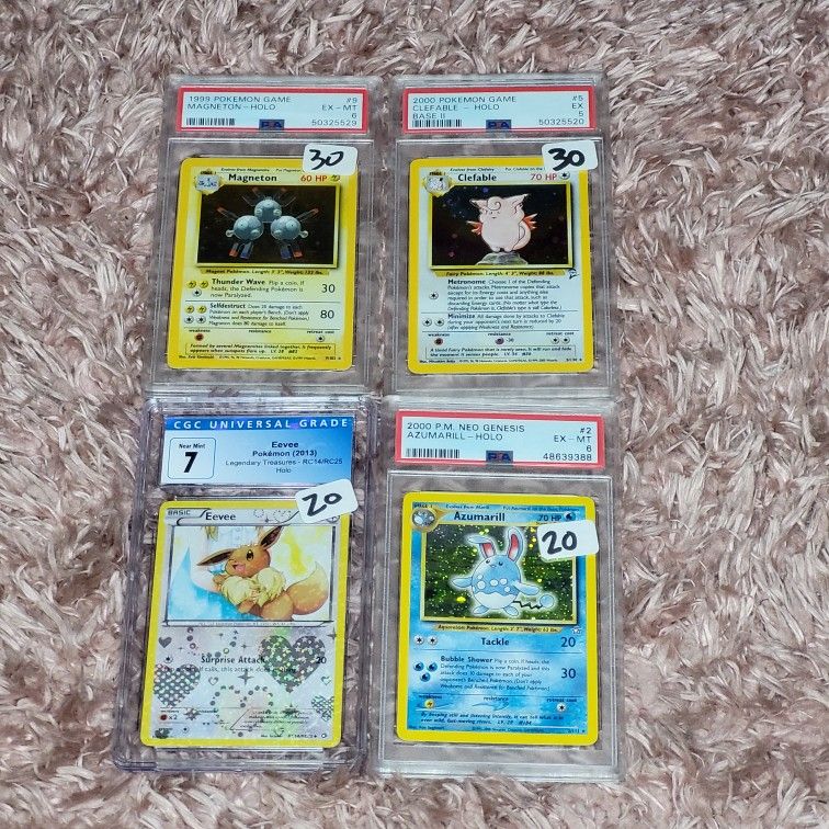 Pokemon Graded Cards PSA CGC FIRM PRICE NO DELIVERY SHIPPING AVAILABLE