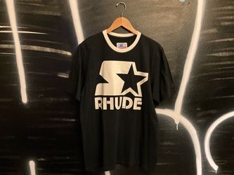 Rhude x Starter T-Shirt - Black - L