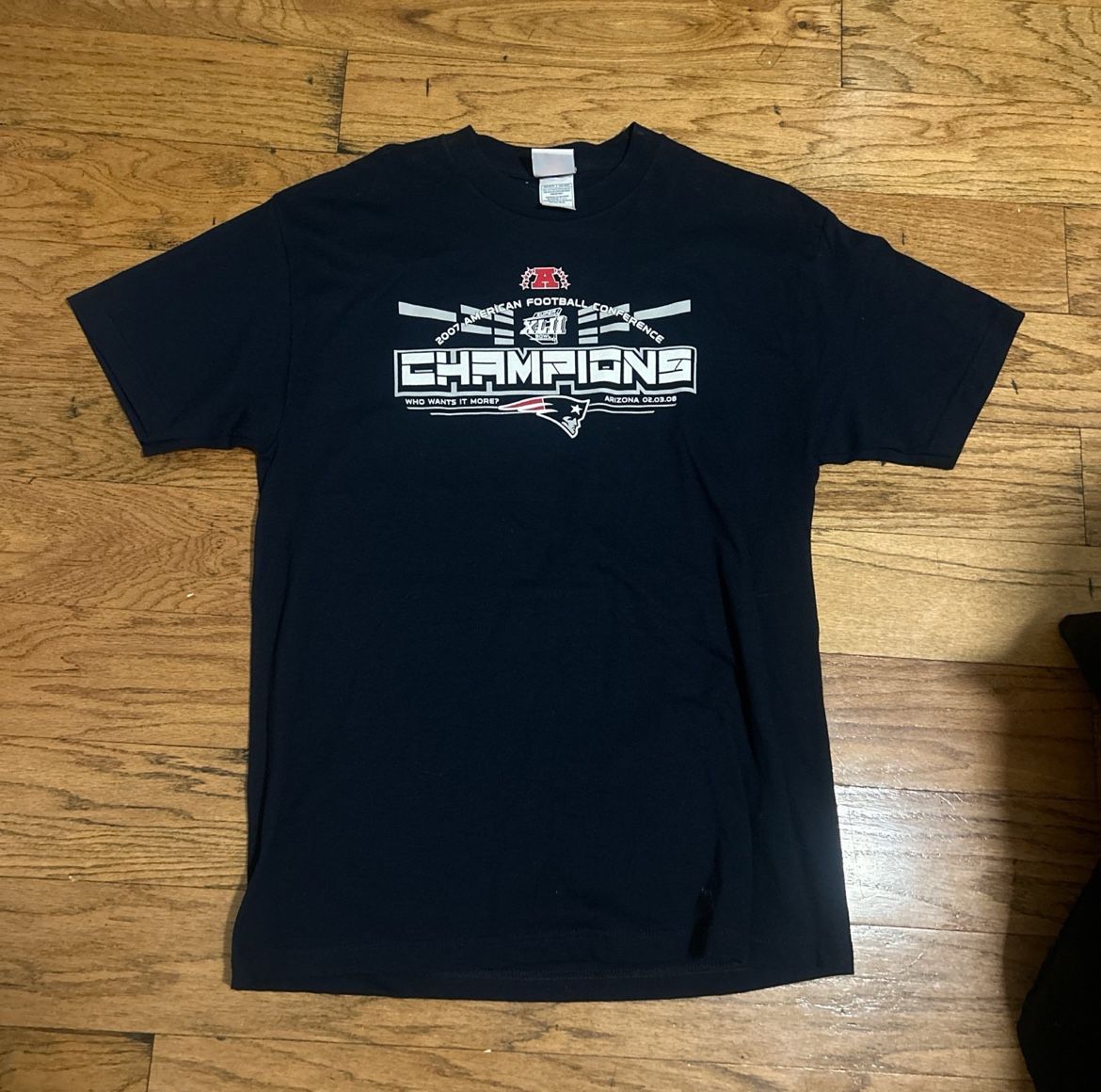 2007 AFC Champions New England Patriots Shirt!