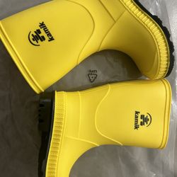 Kamik Stomp Rain Boot (Toddler 8) Yellow 