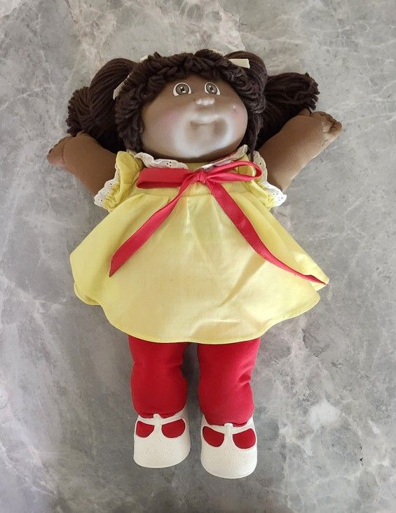 Cabbage Patch Kid African American Girl Doll Black Xavier Signature Vintage