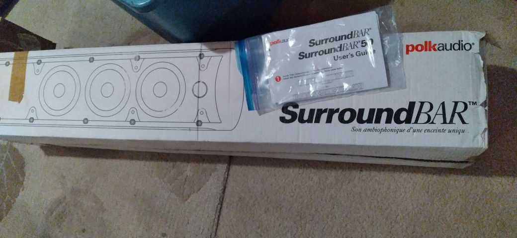 Polk SurroundBar 50 New  RARE $500