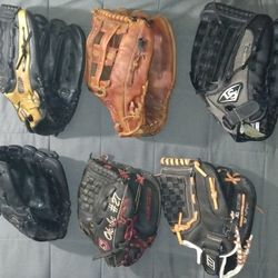Assorted -BASEBALL/SOFT BALL GLOVES