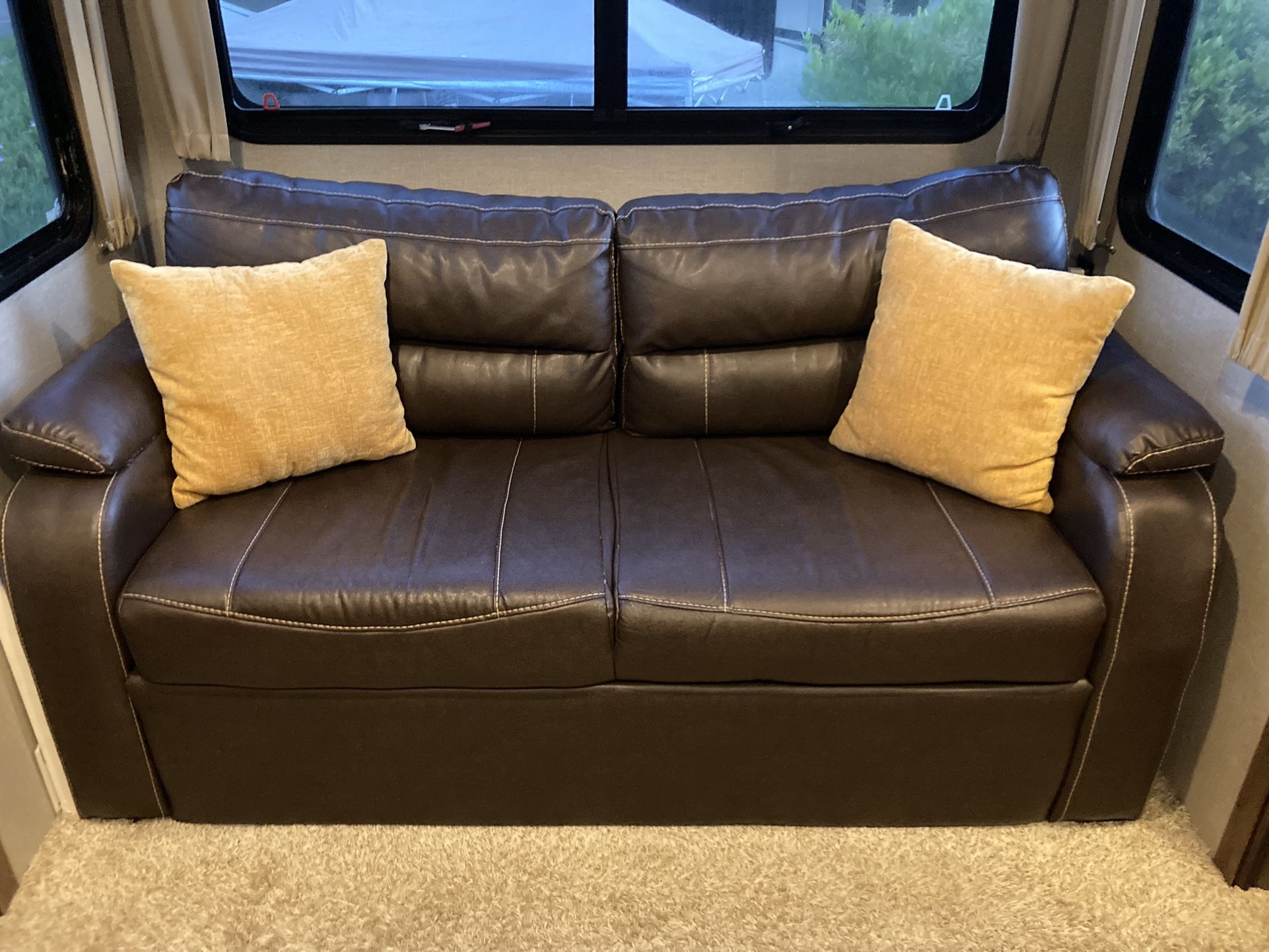Three Couch Set (x2 Full Beds, x1 Electric Loveseat)