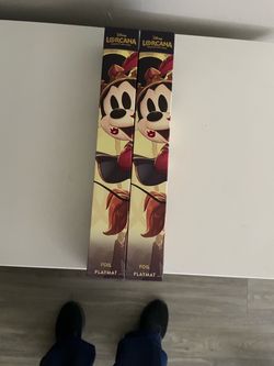 Mickey and Minnie Exclusive Disney Lorcana Foil Playmat