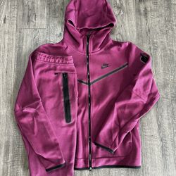 Rare Maroon Nike Tech Track Suit 
