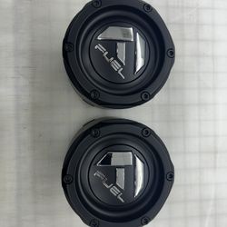 Fuel Offroad Matte Black Center Caps 8-Lug