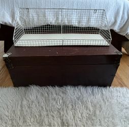 Farmhouse Boho White Wire Wall Shelf – $5!