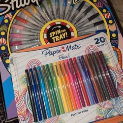 Sharpie And Paper Mate Set Both $25 Bundle