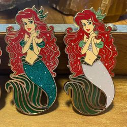Disney Ariel The Little Mermaid Fantasy Pins