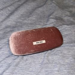 Miu Miu Velvet Sunglasses Case 