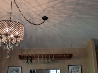 Hanging wine rack
