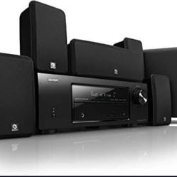 DENON RECEIVER BOSTON SPEAKERS