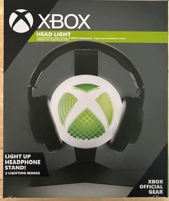 Xbox Headset Stand Logo Light Up Stand USB Cord Paladone Official Merchandise