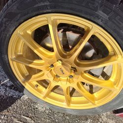 Gold 18 Inch Rims (4)