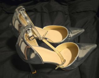 Silver heels