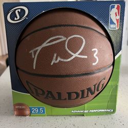 Signed Dwayne Wade Basketball