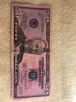 2017 $50 dollars Star Note